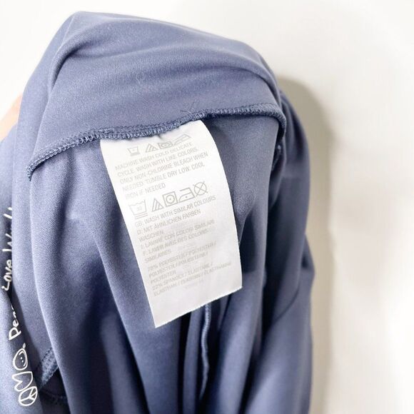 PEACE LOVE WORLD Crop Ruched Waist Leggings 1XP - Picture 8 of 10